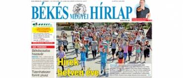 70 éves a Békés Megyei Hírlap